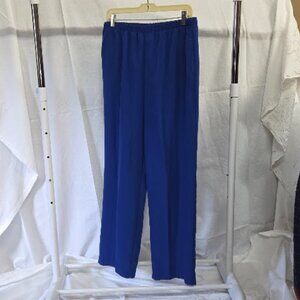 KC Studio size 16 blue pants with elastic waistband